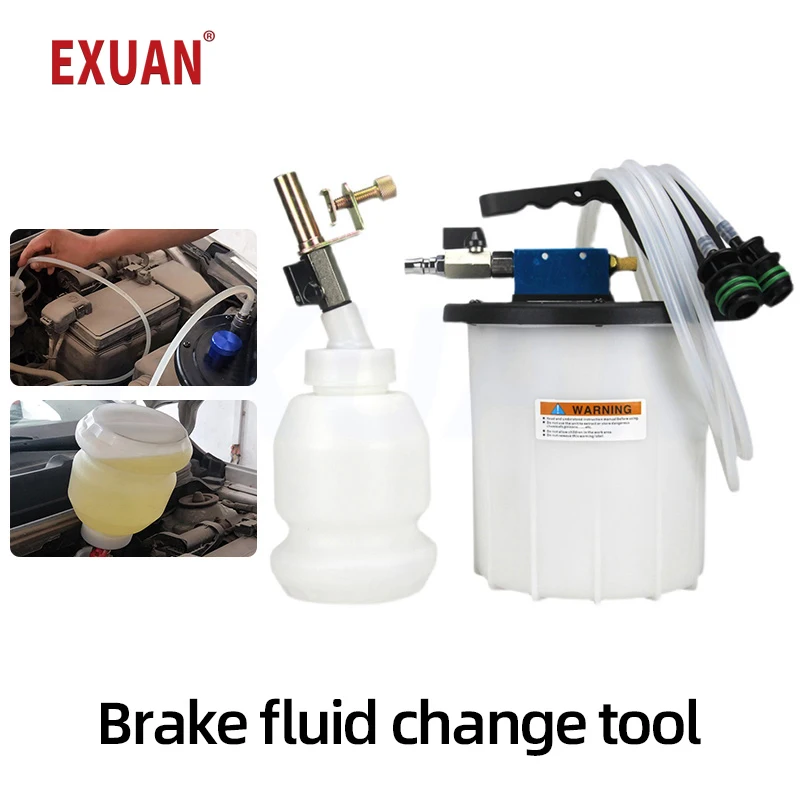 3L Brake Fluid Replacement Tool Car Brake Fluid Refiller Manual Air Exhaust Brake Fluid Bleeder Brake Fluid Replacement Tool