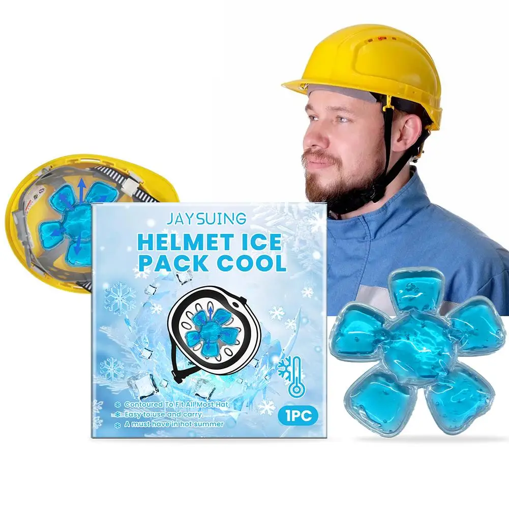 Universal Helm Cooling Pad Kühler Kopf Cooling Pad Reithelm Ice Pack Ice Cool Down Cold Pack mit Instant Cooling Gel