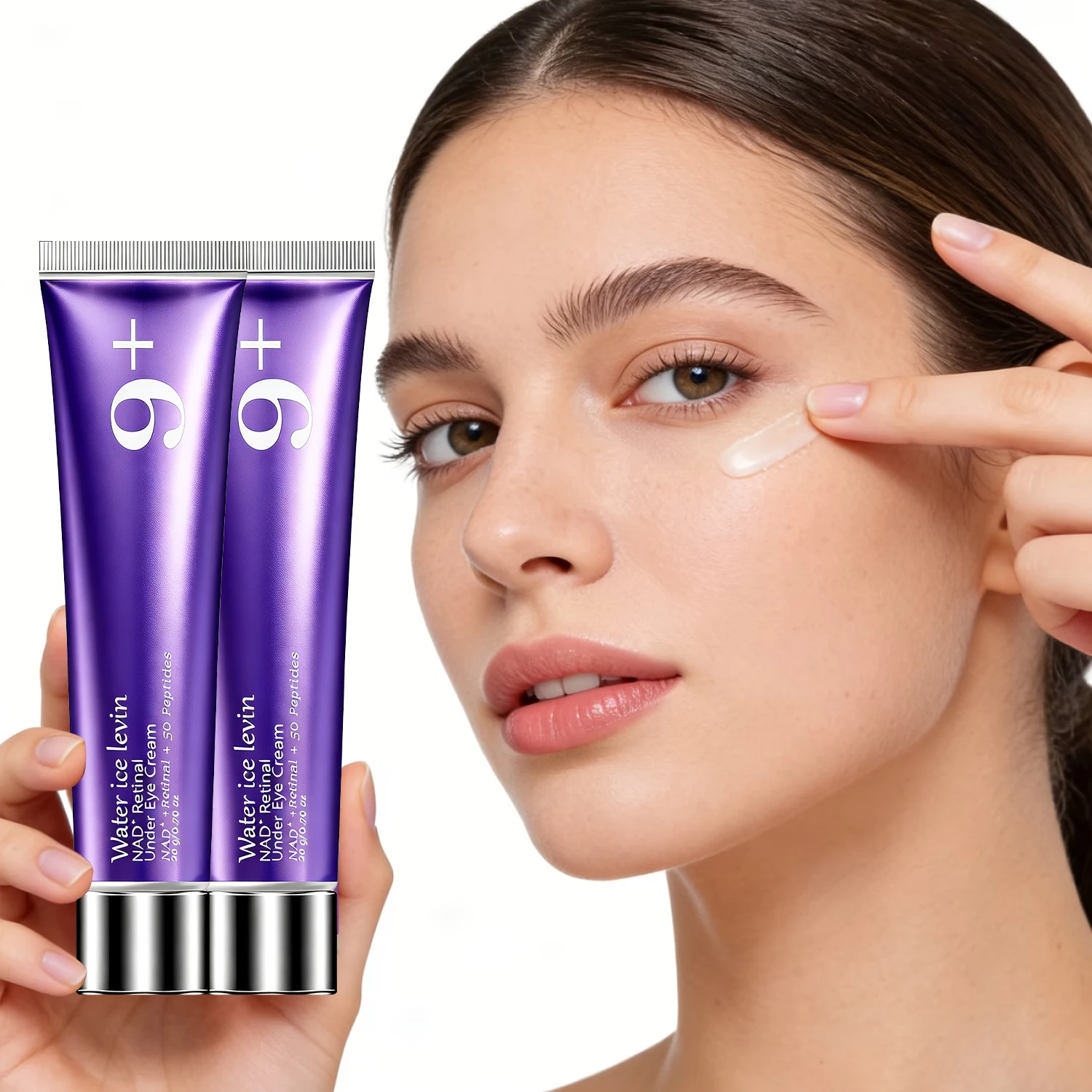 Collagen NAD+ Retinal Under Eye Cream, Peptide Infused Moisturizing Firming Care