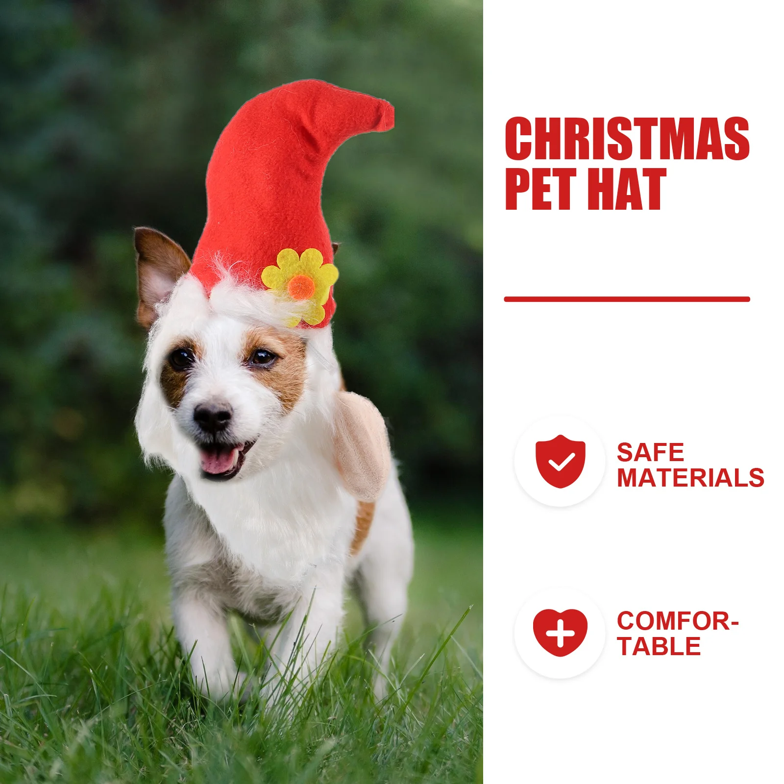 

Christmas Pet Hat Cute Knit Cartoon Cats Small Animals Party Wear Holiday Photo Accessory Dog Cap