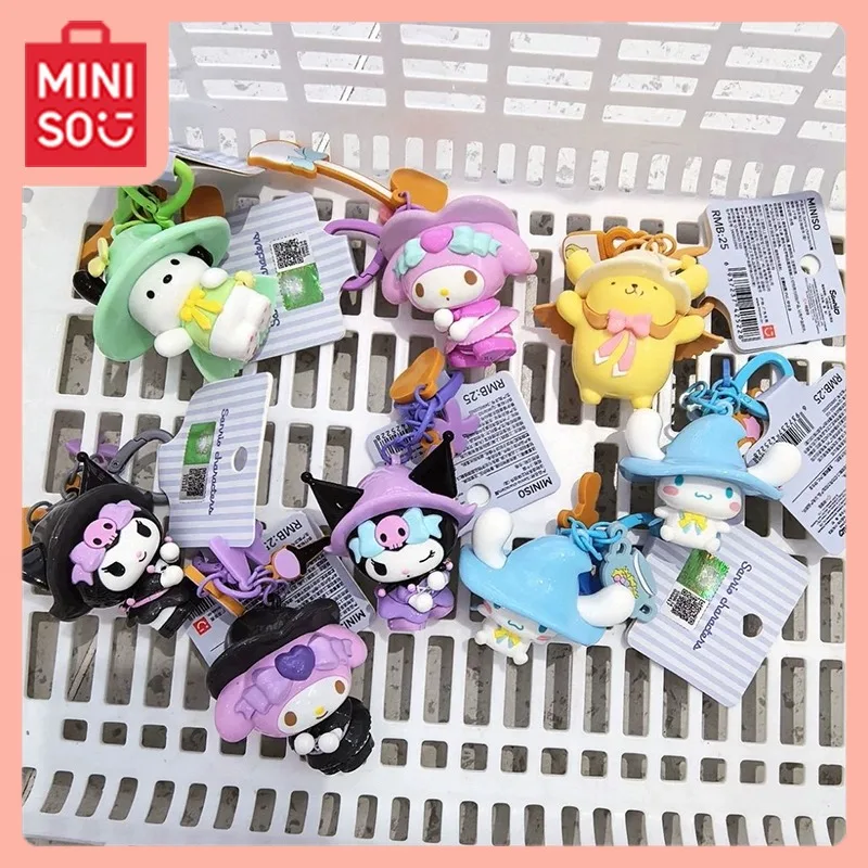 

MINISO Sanrio Kawaii аниме Chiikawa мультфильм Cinnamoroll My Melody Kuromi Pochacco Magic Story Series трехмерный аксессуар