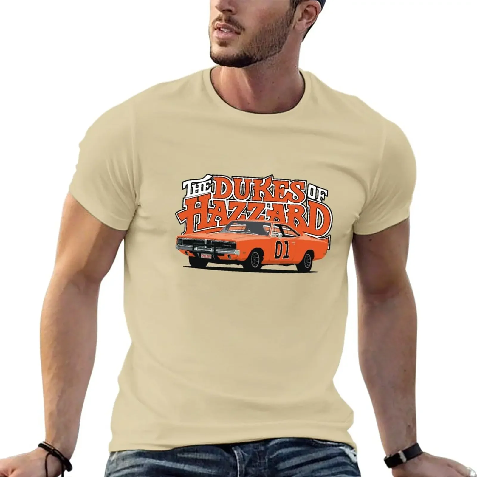 Custom design your own men graphic men clothing harajuku New The Dukes General Lee of Hazzard T-Shirt boys white t shirts tee