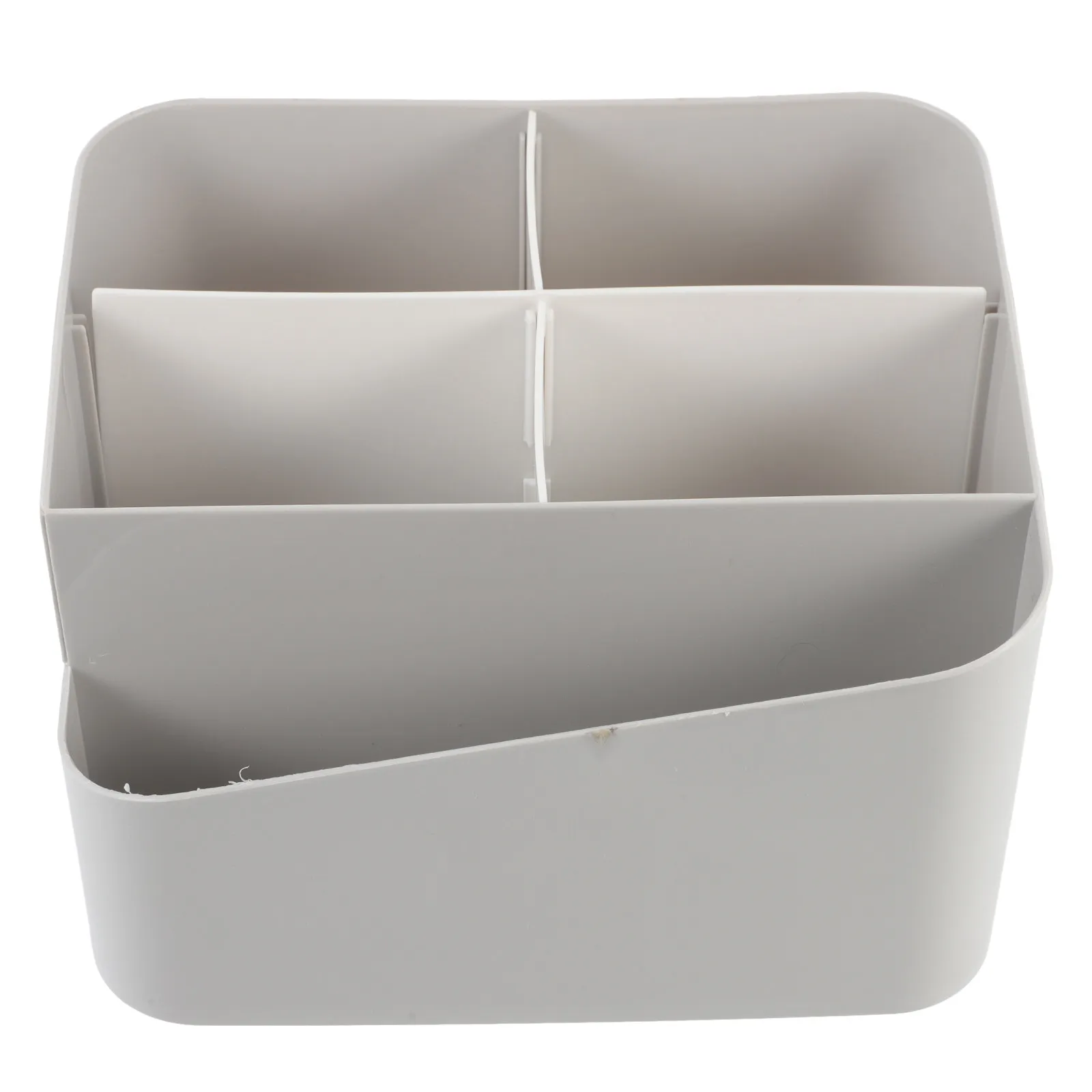 Organisateur de maquillage et cosmétiques avec compartiments de différentes tailles pour garder votre bureau bien rangé, accès rapide pour la routine du matin et la coiffeuse.