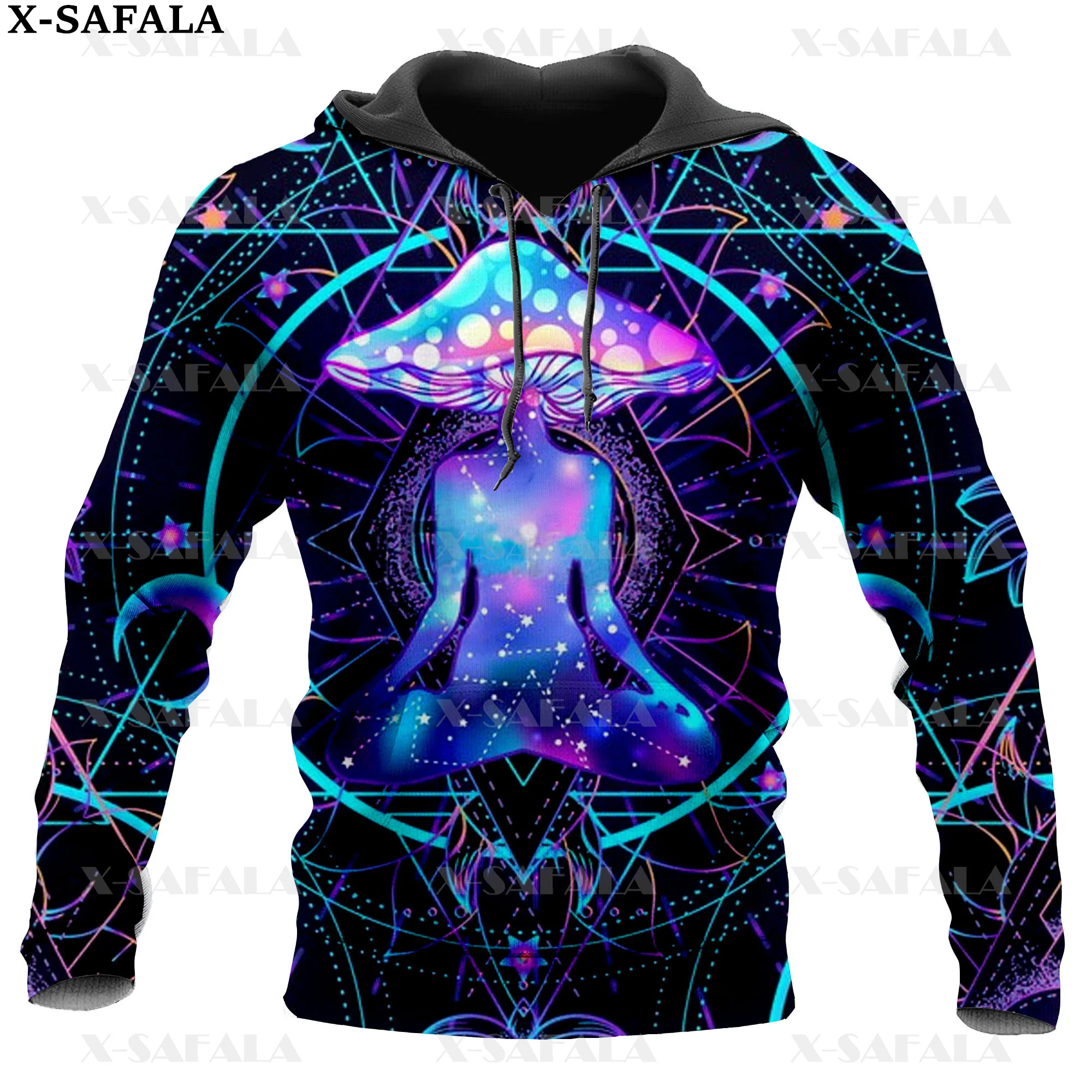 Natural Psychedelic Mushroom Eyes Trippy 3D Print Zipper Hoodie Man Female Pullover Sweatshirt Hooded Jacket Jersey Tracksuits17