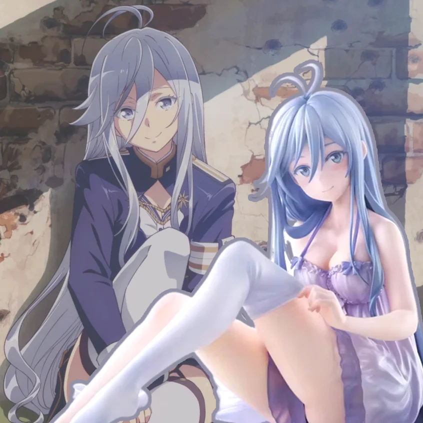 10cm 86-Eighty Six Vladilena·Milize 잠옷을 입은 애니메이션 소녀 피규어 모델 조각상 컬렉션 데스크탑 장식 장난감 선물