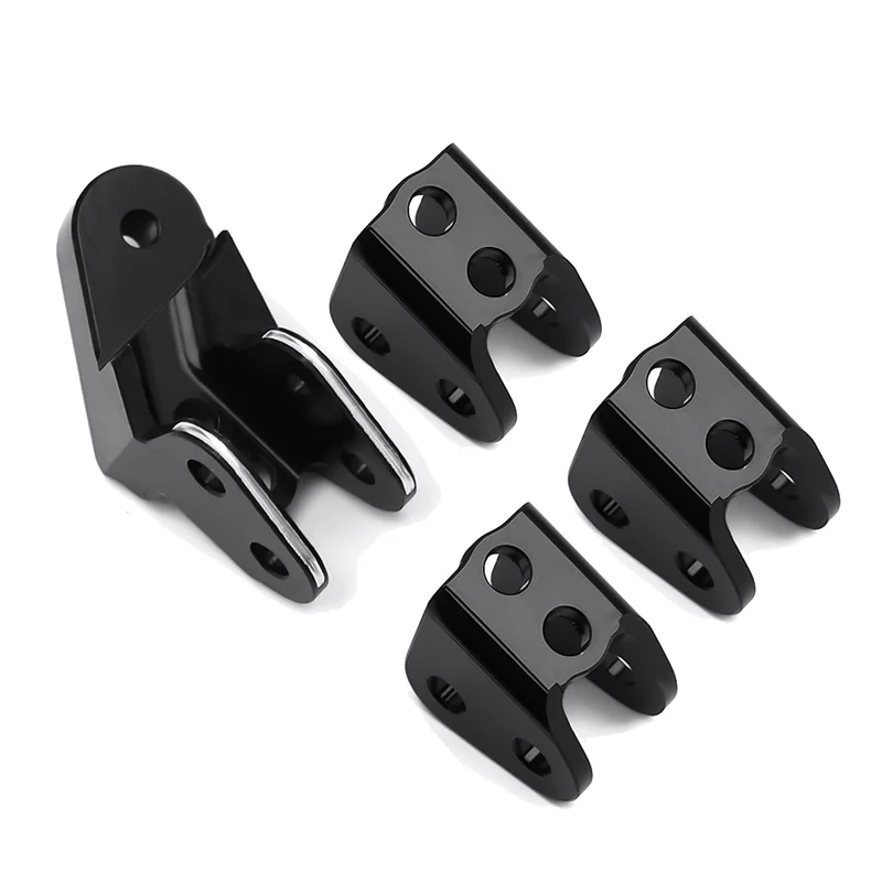 BAAA-Metal Axle Mount Set Suspension Links Stand for 1/10 RC Crawler Car Redcat Gen8 Upgrade Parts,Black