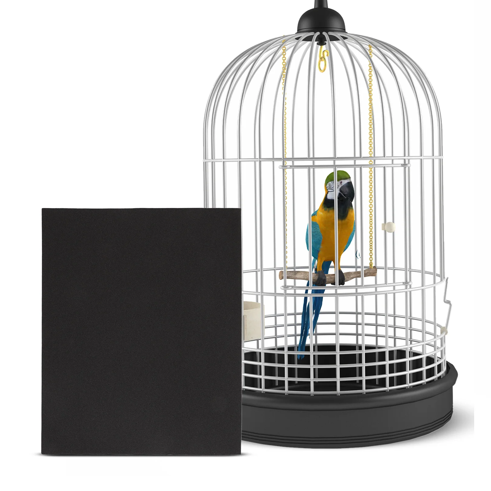 

10pcs Pet Bird Beak Claw Grinding Sandpaper For Parrot Cage Use Natural Wear Down Easy Installation Promotes Activity