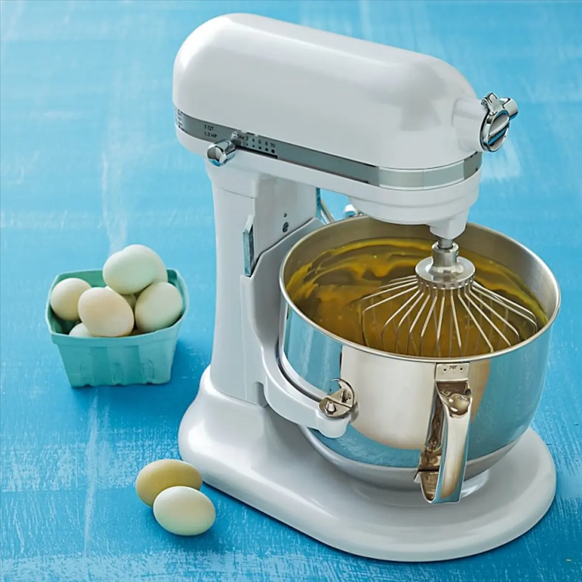 [N09RNew]2 Pack Stainless Steel Wire Whip Mixer Attachment for K45WW Flour Cake Balloon Whisk Egg Cream Stirrer