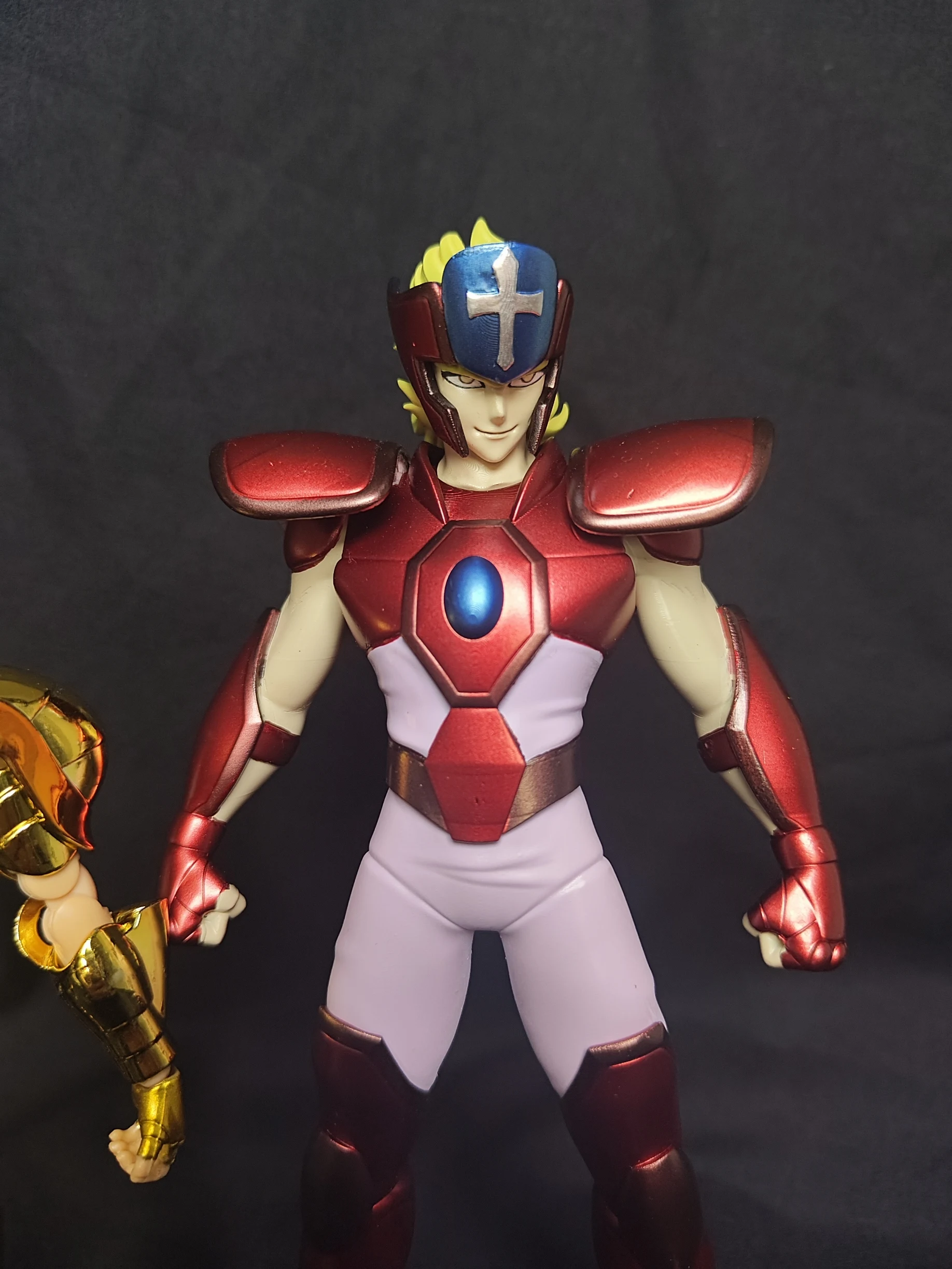 

Saint Seiya Figure Southern Cross Constellation Ghost Saint Cloth Claster Resin Model Toy - 21cm Height