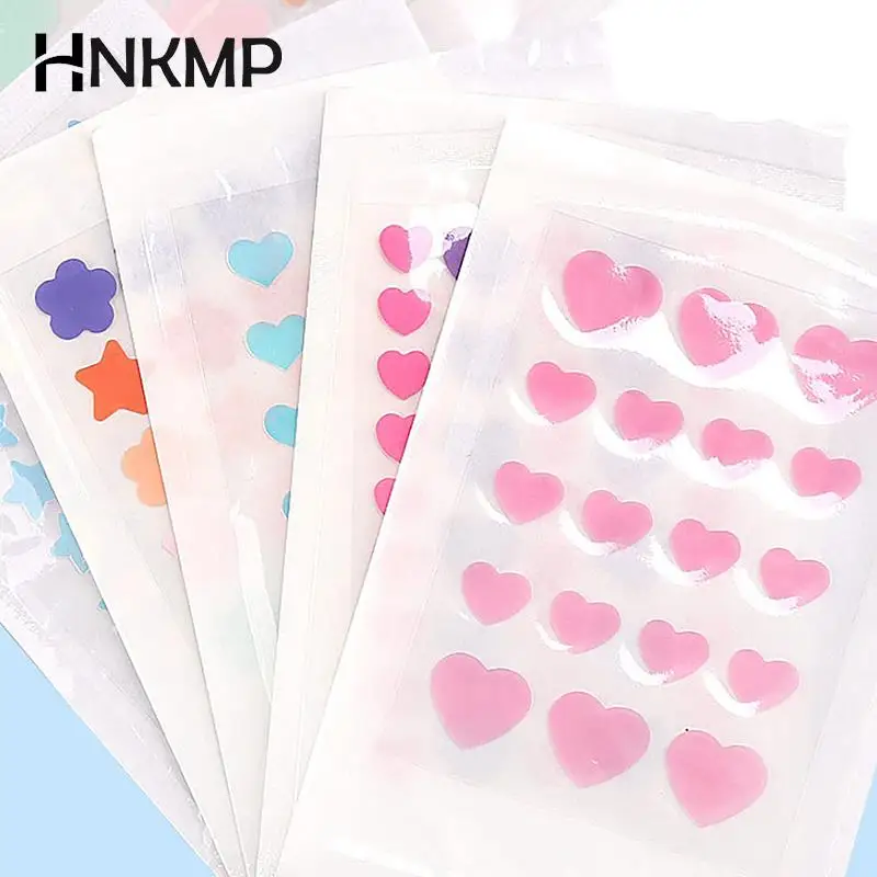 Hydrocolloid Pimple Patch Waterproof Flowers/Stars/Heart Shape Spots Pimple Treatment Concealer Patches Cover Patch