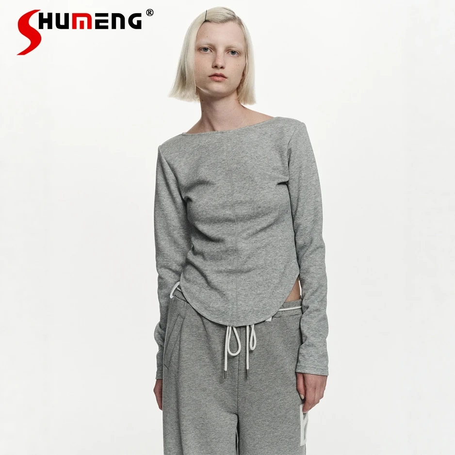 

2025 New French Style Elegant Long Sleeve T-Shirt for Women Japanese Sweet Elegant Long Sleeve Tops Lady Daily Basic Pullover