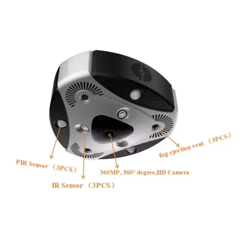 Wireless Store Bank Home Alarm Security System with Camera Fog Generator Security Burglar