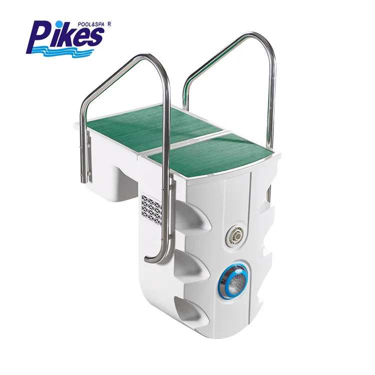 Cloratore per piscina a terra con filtro per montaggio a parete, design all-in-one, portatile, senza tubi, realizzato in acrilico durevole