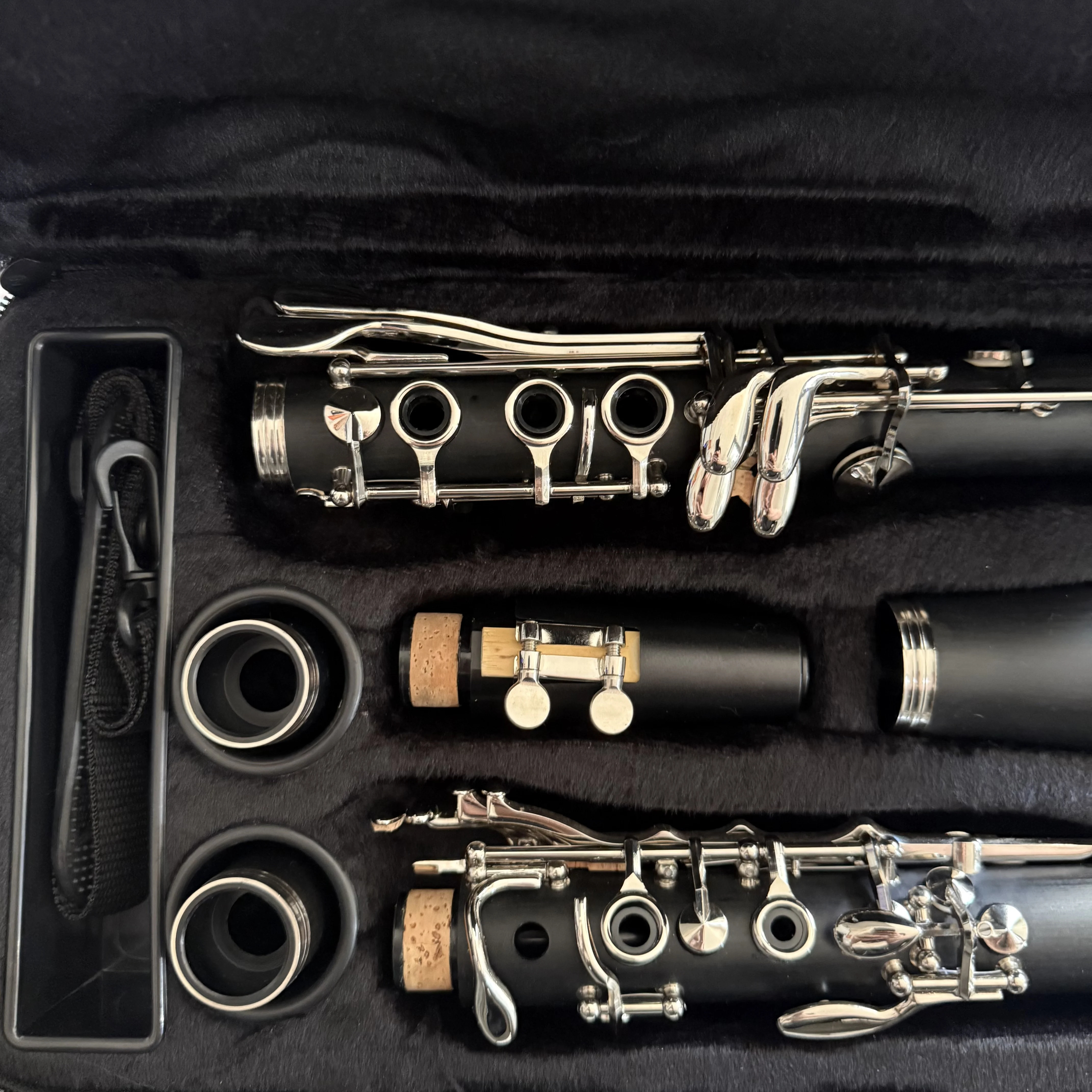 Xavier Clarinet 17 Keys 6 Rings Black Blackwinds Clarinet For Professional Woodwind Instruments With Parts Accessory