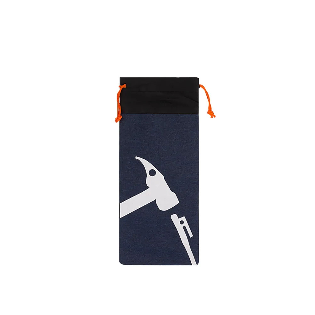 Lightweight Oxford Cloth Storage Bag for Camping Pegs 15.5 x 35.5 cm 37 g with Drawstring and Hang Loop for Easy Use