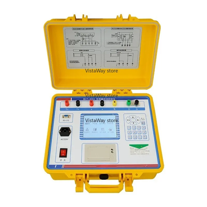 เครื่องสอบเทียบสนามหม้อแปลงไฟฟ้าอิเล็กทรอนิกส์ Demiks DTC-410A อุปกรณ์คุณภาพสูงสำหรับการตรวจสอบการเหนี่ยวนำร่วมและแรงดันกระแสไฟฟ้า