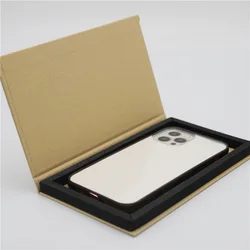 10pcs Hard Paper Cardboard Box For Phone Case Packing 6.7 inch Universal Blank Carton Tempered Film Packaging Box
