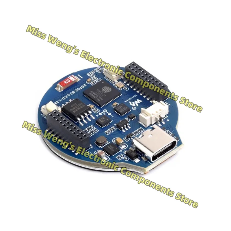 ESP32-S3 Ontwikkelbord 1.28 Inch Ips Ronde Display Wifi/Bluetooth Gc9a01 Chip ESP32-S3-LCD-1.28