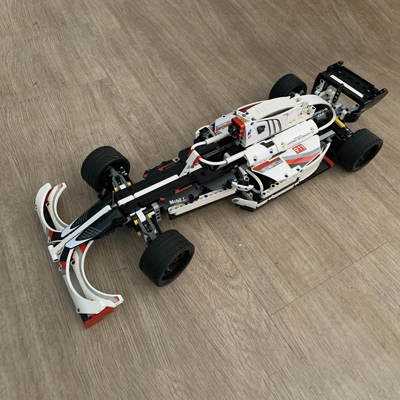 

MOC The 2019 Formula 1 Racing Building Blocks Technical F1 Sports Cars Bricks Model RSR 42096 Modified Assemble DIY Toys Gift