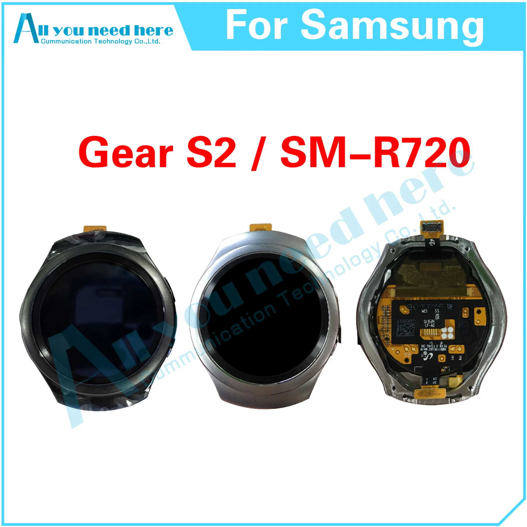 

For Samsung Gear S2 R720 SM-R720 LCD Display Touch Screen Digitizer Assembly Repair Parts Replacement