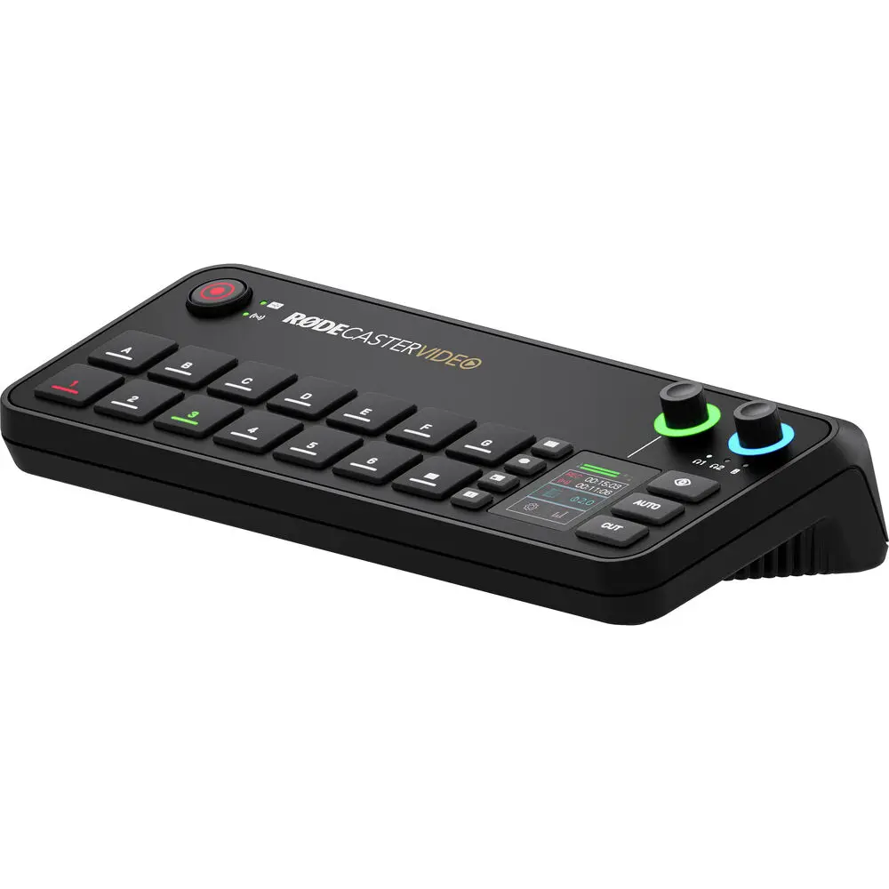 RODE RODECaster Video All-in-One Production Console Switcher with Integrated Audio Mixer 4 x HDMI & 2 x USB-C Inputs