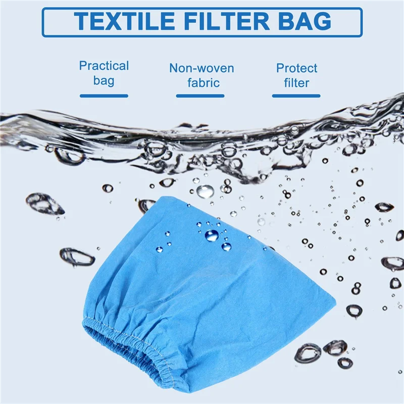 AC88-20PCS Textile Filter Bag For Karcher MV1 WD1 WD2 WD3 SE4001 Filter Bag Vacuum Cleaner Parts
