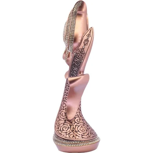 Tulip Rose Boytu Large Size Copper Sculpture Hand Art