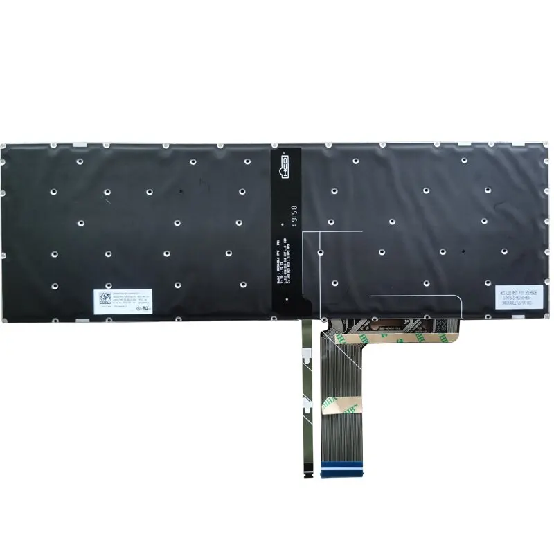 Imagem -06 - Backlit Francês Espanhol Nós Teclado para Lenovo Ideapad L34017 L340-15 L340-17irh L340-15irh fr sp Novo