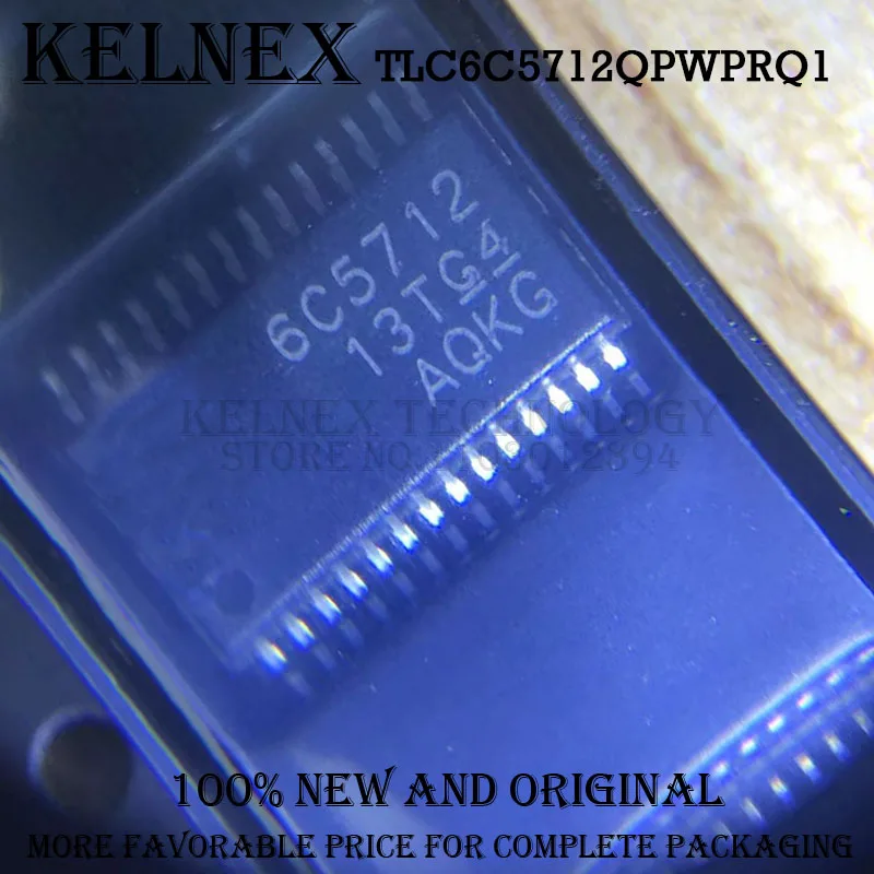 5pcs TLC6C5712QPWPRQ1 HTSSOP-28 TLC6C5712-Q1 Automotive 12-bit constant current LED perfusion driver
