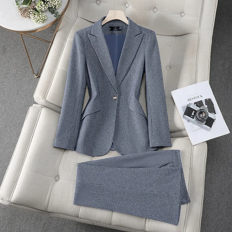 

2025wishCasual Fashion Women's Business Suit, Cross-Border Foreign Trade Long Pants Suit8978