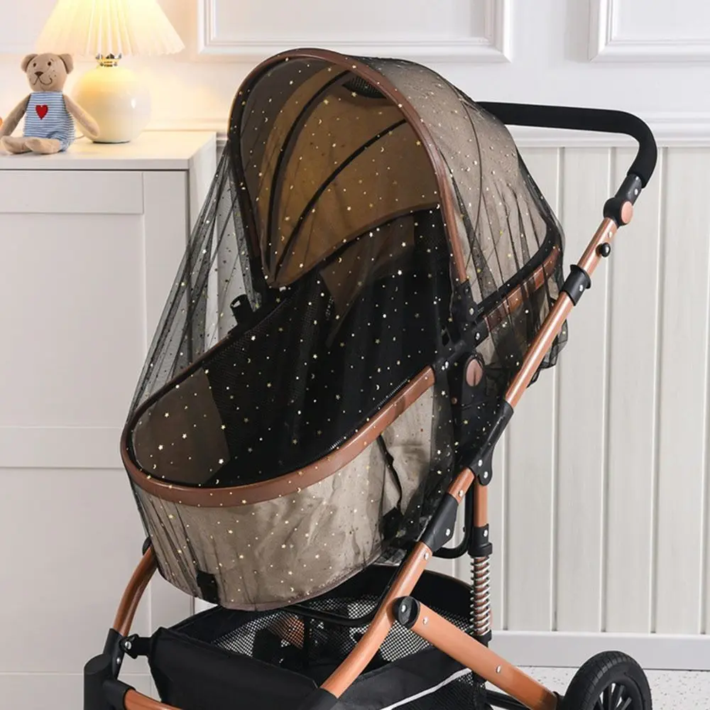 Fully Covered Cart Sunshade Mosquito Net Mosquitoproof Insect Fly Cradle Mosquito Net Breathable Stroller Mosquito Net