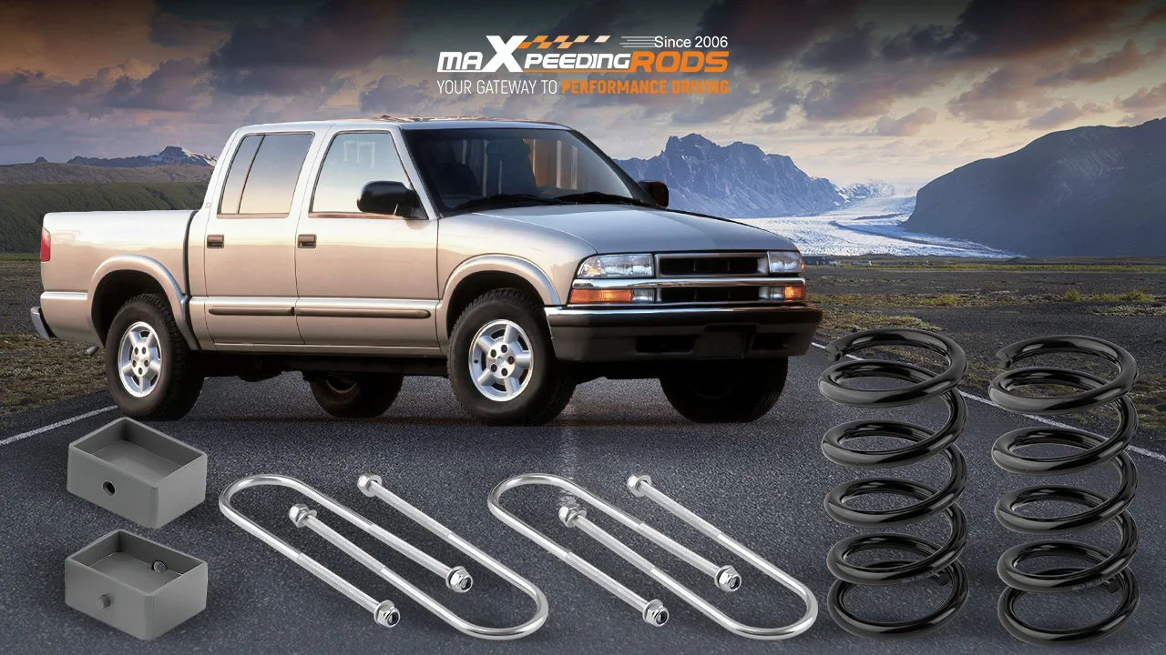 Комплект опускания пружины 3 дюйма/4 дюйма для Chevy S10 GMC Sonoma 2WD V6 1982-2004 гг.