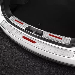 Trunk Bumper for GWM Haval H6 G3 2021 2022 2023 Car Accessories Stainless Rear Fender Protector Sill Cover Stick Decoration