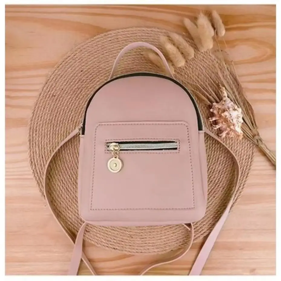 1 Pcs Korean Versatile Travel Bag Women's Backpack Small Bag Student Schoolbag Backpack Women's New Fashion