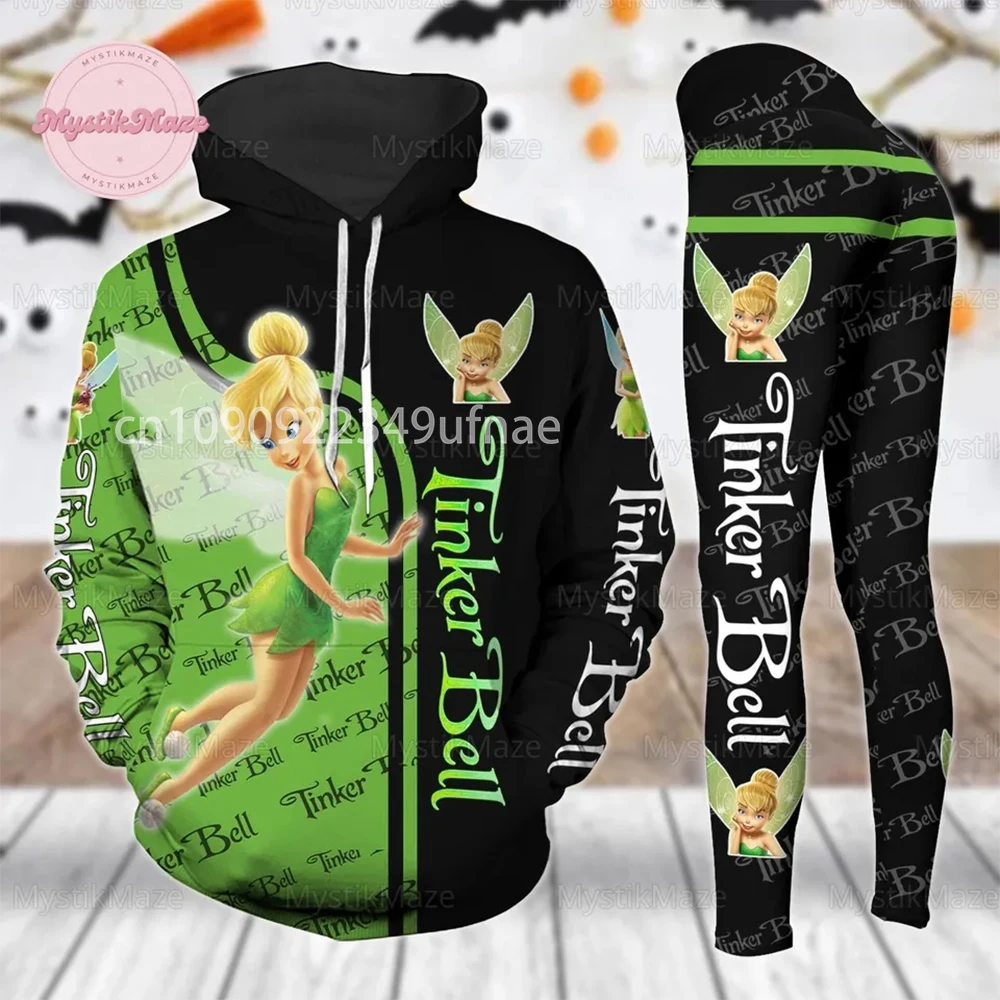 2025 3D Hoodie wanita Set Hoodie celana Yoga Sweatpants wanita Disney Yoga Hoodie legging Fashion Tracksuit