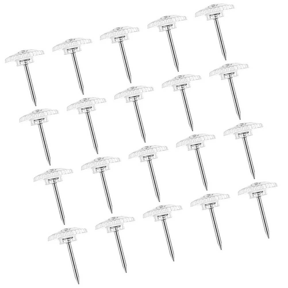 100Pcs Flat Push Pins Reusable Drawing Pin Set for Cork Board Bulletin Map Decoration Stationery Organizer Gear Wheel Style