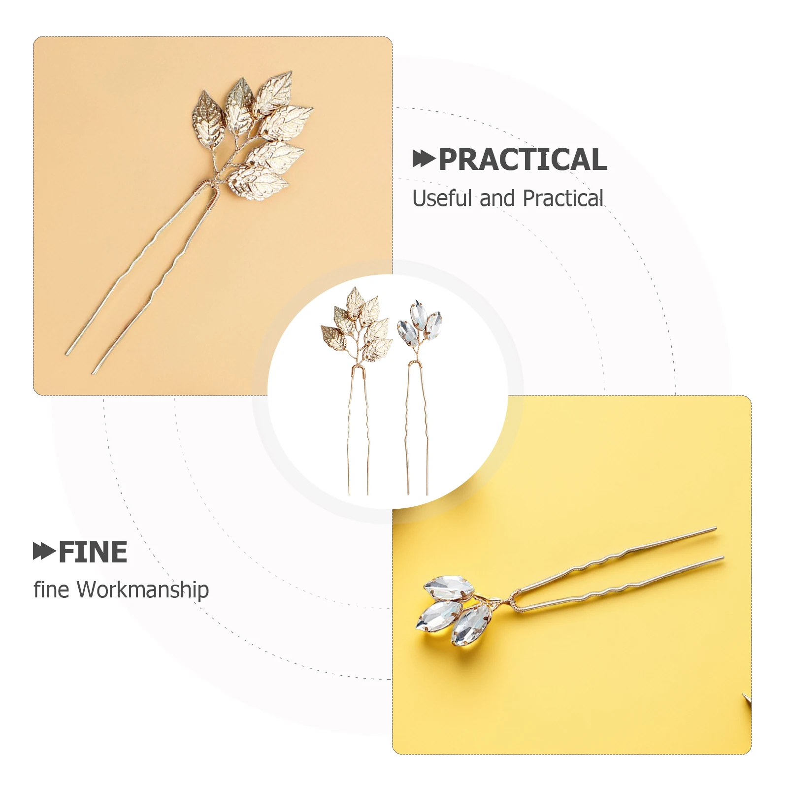 6 قطع من دبابيس الشعر المصنوعة من حجر الراين، مشابك شعر أنيقة لحفلات الزفاف، ديكور أوبدو، غطاء رأس كريستالي للنساء، دبوس شعر للزفاف