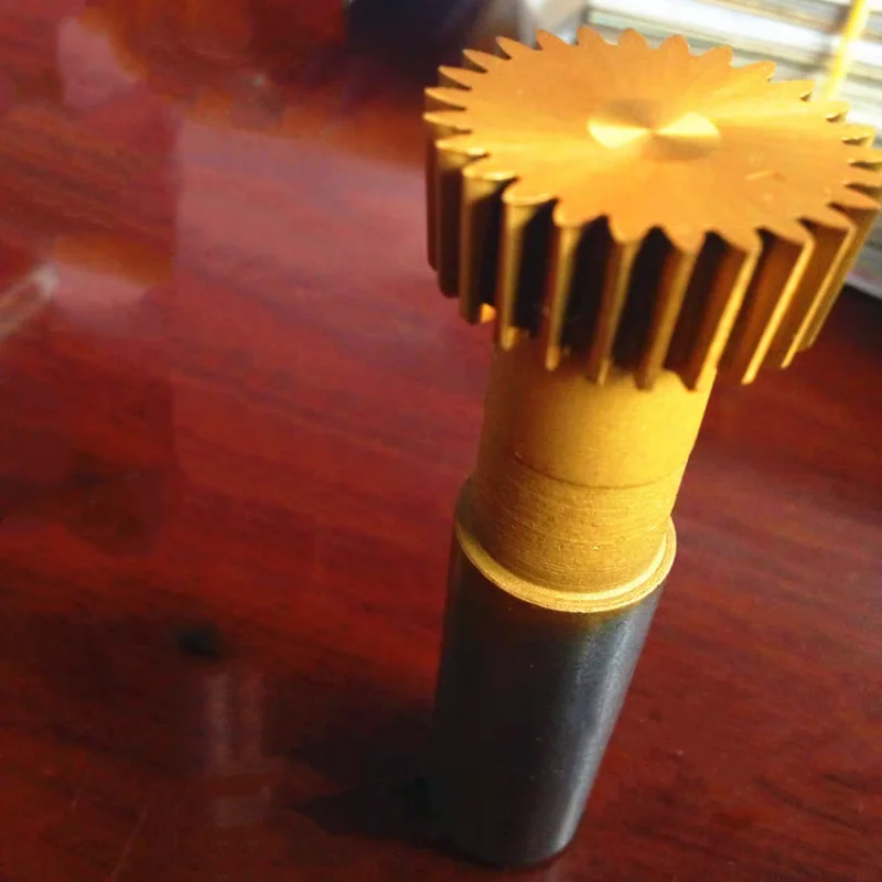 DIN5482 Standard  M35 Material With Coating，D25mm 30 Degrees Straight Tooth Gear Cutters  Tapered Shank