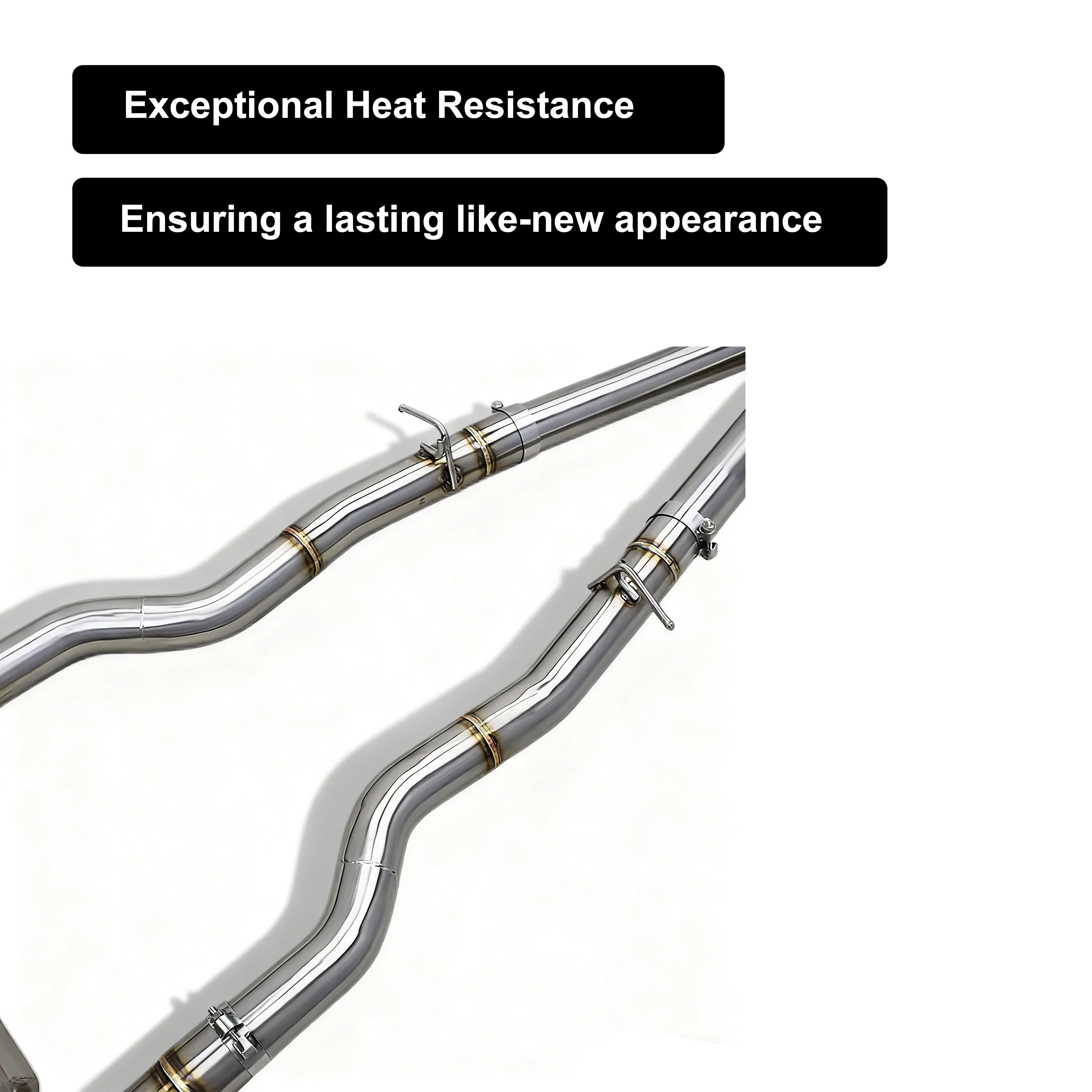 PRO Valved Sport Muffler Exhaust System for BMW M550 M550i G30 N63 4.4TT Catback Plug and Play High Quality Valved Exhaust Pipe
