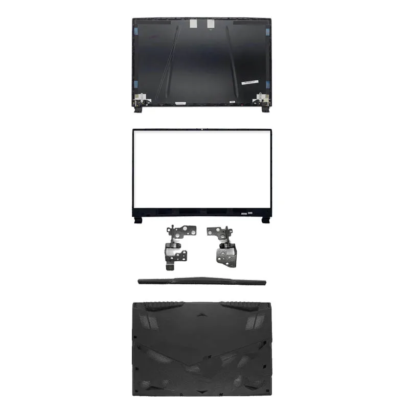 New LCD Screen Back Cover Front Bezel For MSI GE75 GP75 GL75 9SD MS-17E1 17E5 Hinges Leopard Laptop Top Case Screws 17.3 Inch
