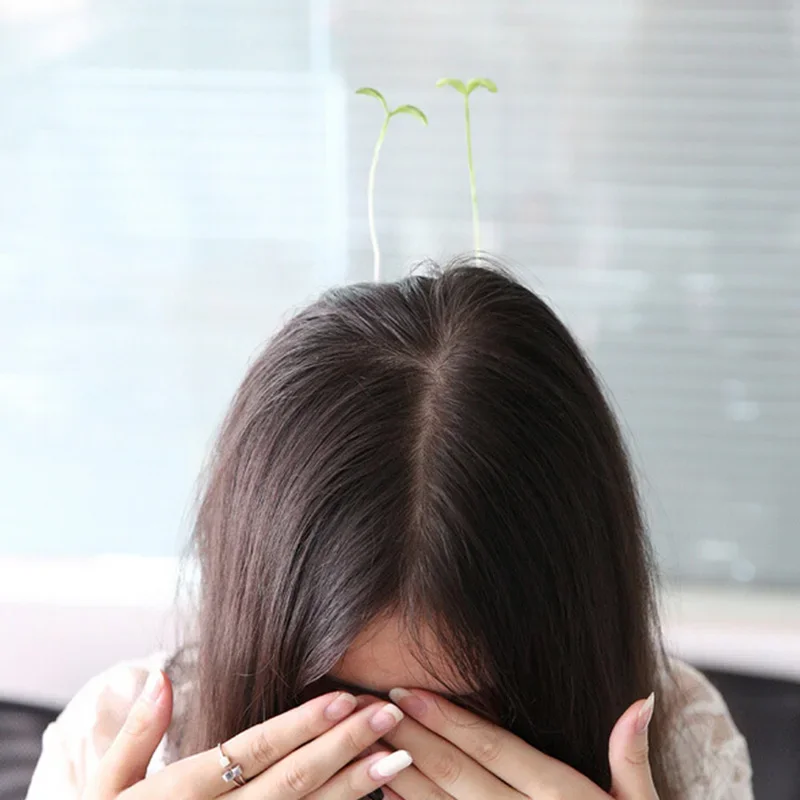 ใหม่น่ารักหญ้าคลิป Barrtttes หญิงอุปกรณ์เสริมดอกไม้เห็ด Bean Hairclips เด็กผู้หญิง Plants Hairpins