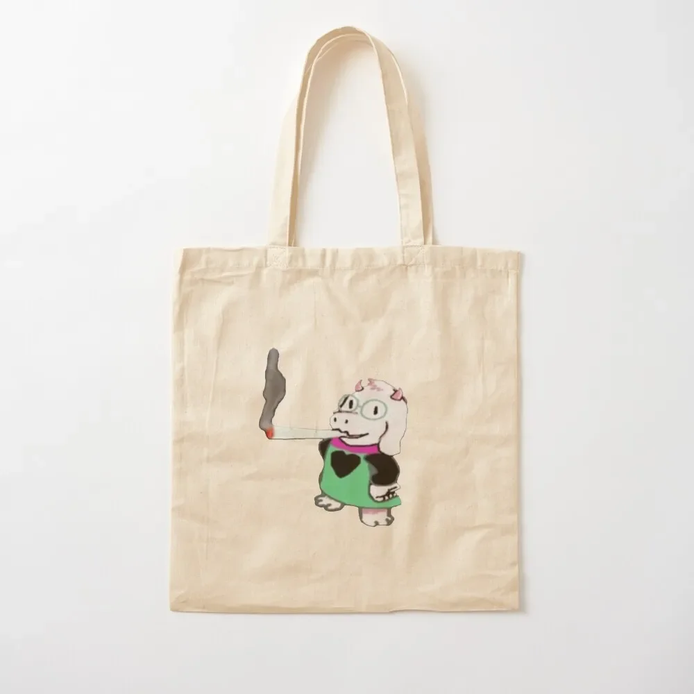 

Ralsei smoking a blunt deltarune funny meme boof zoomers Tote Bag sac pour femme handbag Tote Bag