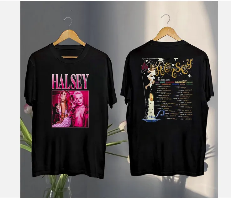 Halsey Concert Graphic Tee, Halsey For My Last Trick The Tour 2025 Shirt