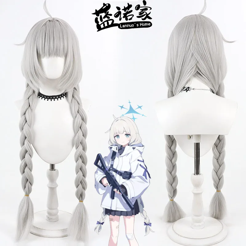Anime Blue Archive Mia Tachiki Cos Cosplay Wig Halloween Carnival Party Props Synthetic Hair Heat Resistant Fiber + Wig Cap
