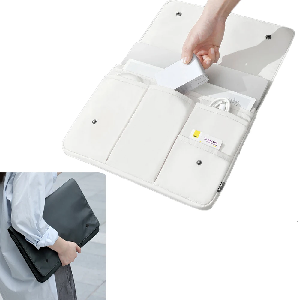 Portable Laptop Case Waterproof  13 14 15 16 inch Chromebook Sleeve Bag Case Pouch For Macbook Air M3 M4 M5 13.3 15 Pro 14.2 16