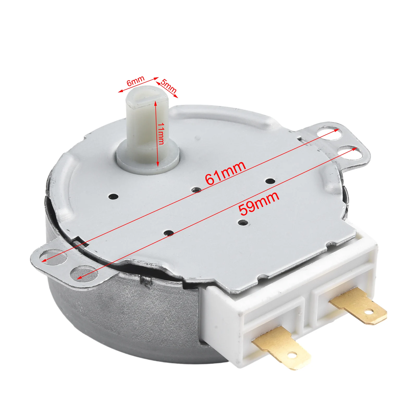 TYJ508A7 Microwave Oven Synchronous Motor AC 220 240V Silver Color 73g Weight Perfect for Microwave Oven Motor Replacement