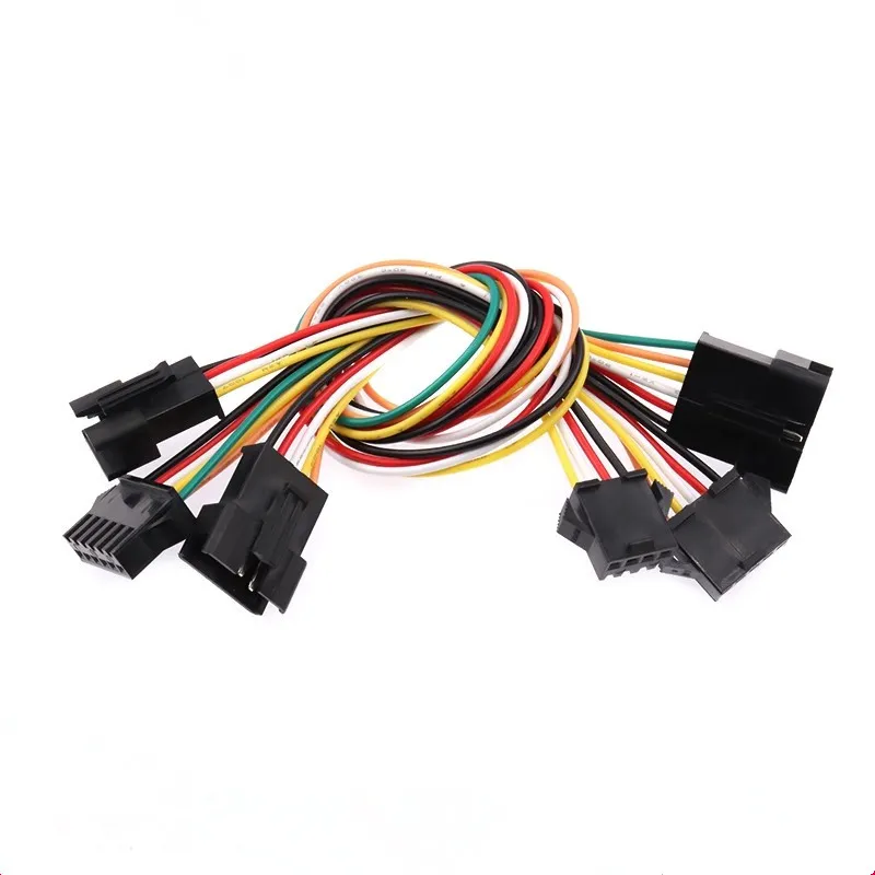 5pcs JST1.25 PH2.0 XH2.54 SM2.54 Dupont2.54 Extension Line Cable 2/3/4/6pin Male To Female Connector Extension Cord 10/20/30cm