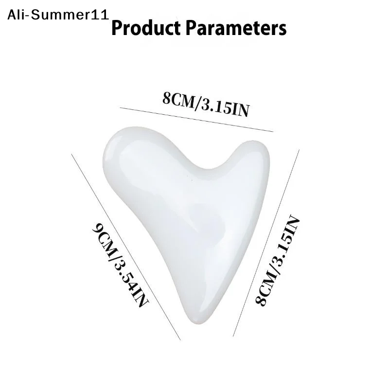 【A1a】1Pc 2026 High Silicon Glass Gua Sha Scraper Facial Massager Tool Guasha Massage Board Face Lift Slim Scraper Scraping Plate