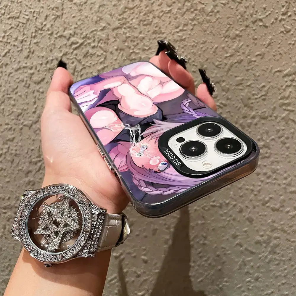 

Anime Girl Nazuna Waifu Phone Case for iPhone 16 15 14 13 12 11 X XR XS 8 7 Pro Max Plus Translucent Colour Printing Pretty