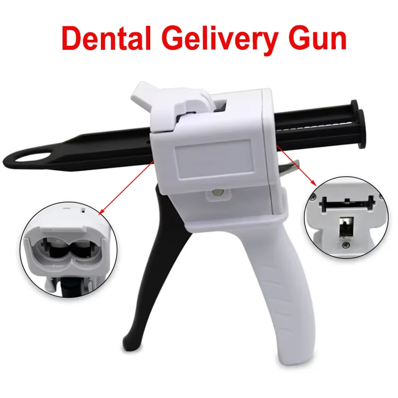 

Dental Dispenser Gun Silicon Rubber 1:1/1:2 Universal Impression Mixing Dispensing Gun 10:1 Dentist Tools Dental Equipment